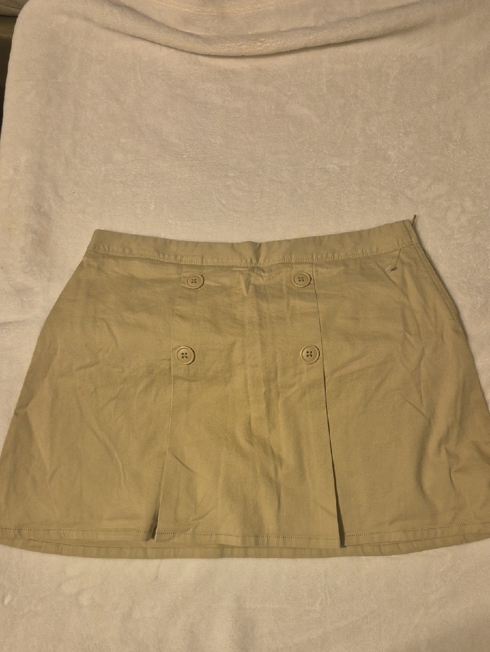 The Children's Place Beige Button-Front Girls' Skirt